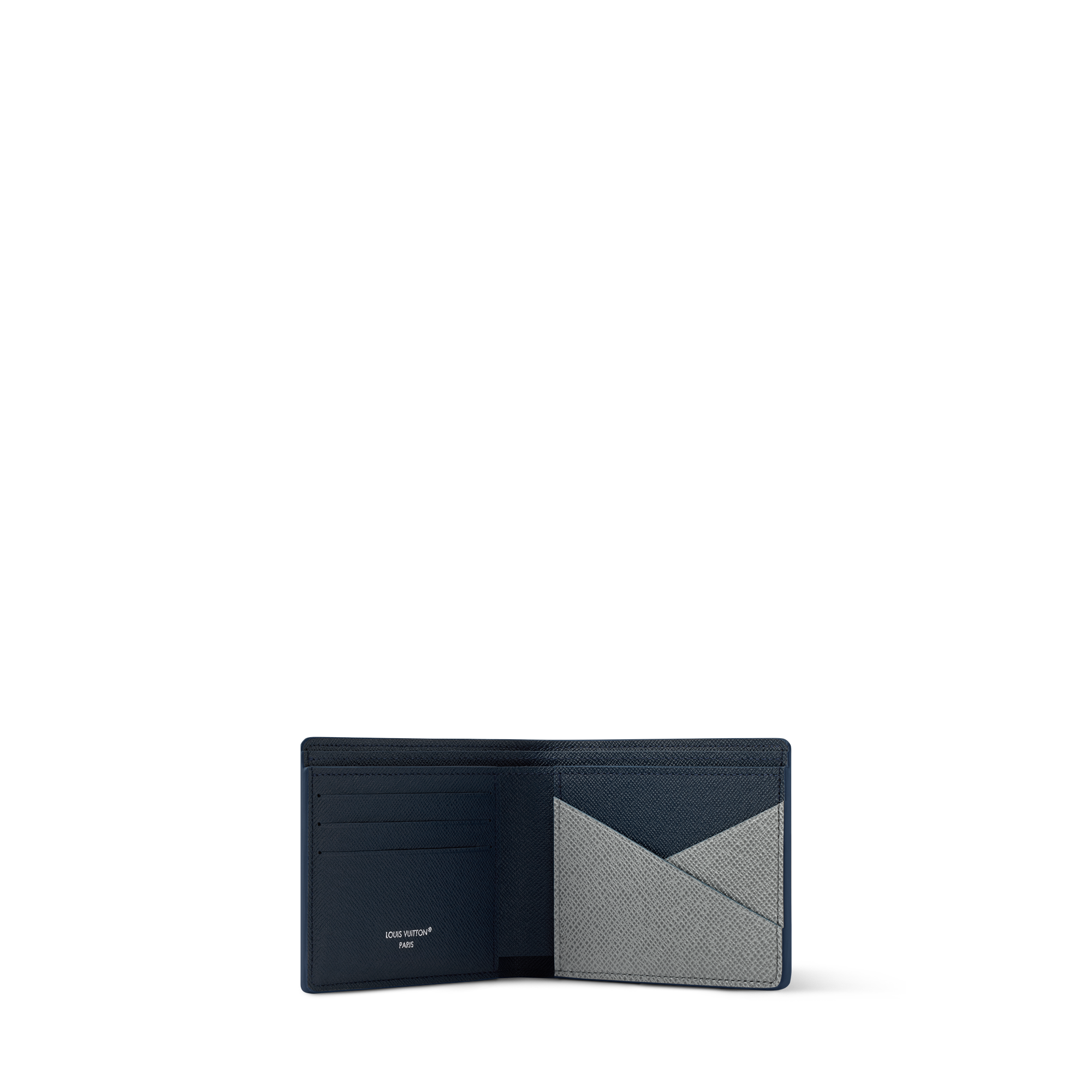 LOUIS VUITTON / ポルト・フォイユ・ロン_タイガ_GRY/--/GRY/メンズ Multiple Wallet Taiga Leather - Men Small Leather Goods M25963